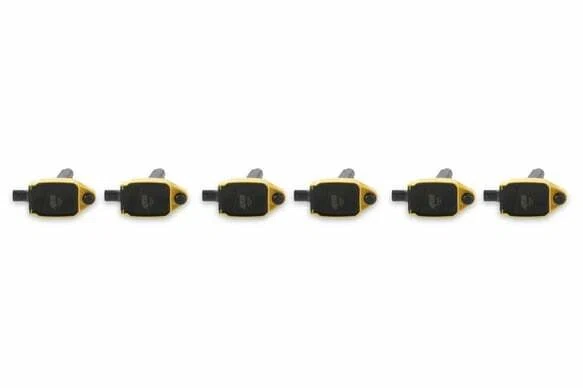 ACCEL Ignition Coil-SuperCoil-2011-2016 Mopar-3.6L V6-Yellow-6-Pack-140648-6
